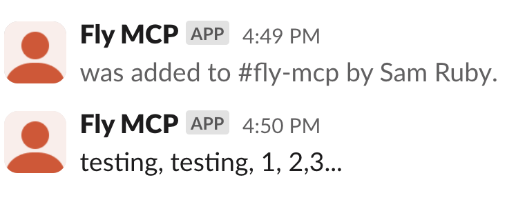 testing, testing, 1, 2, 3